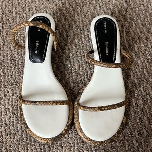 Proenza Schouler Kitten Heel Sandals